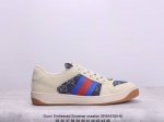 古驰 Gucci Distressed Screener Sneaker 古驰小脏鞋系列 官方同步 经典原型复古百搭做旧小脏板鞋复古学院风 怀旧版 xm0819