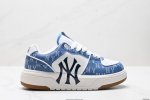 真标Mlb Chunky Liner Denim 潮流百搭 厚底增高 牛仔舒适休闲鞋 防滑耐磨 低帮 老爹鞋 货号:3Asxcld4N 尺码:35.5 36 3