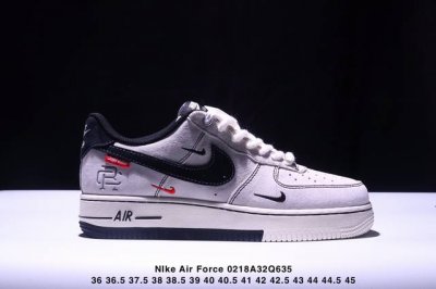 海外限量发售！公司级Nike Air Force 1 '07 Low “斯图西联名 双拼黑荔纹”空军一号 低帮 运动鞋 休闲鞋 折边针车 工艺难度大 原楦头原纸
