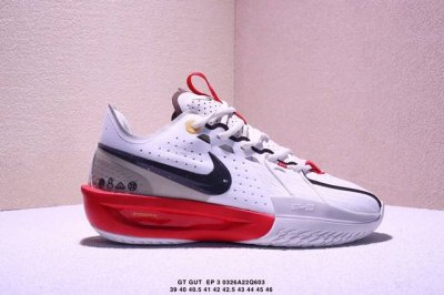 290 耐克 Nike Gt Gut E代兔年白红乳腺粉Gtcut全掌气垫低帮实战男篮球鞋 货号 Hv5977-102 编码Xsd129940 size：39-