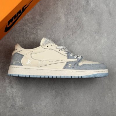 本地 核心私 公司级Aj1倒勾Travis Scott X Air Jordan 1 ” Reverse Mocha “ Aj1乔1 Ts 闪电 联名倒钩 低帮