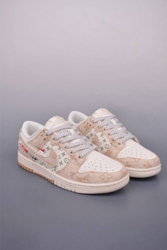 nike Sb Dunk Low Lv联名 纯原大厂出品 极力推荐 原装头层材料 独家版型蒸餾加工 帶來的是更好的视觉和脚感体验 大厂纯原品质出货 清洁度 电绣