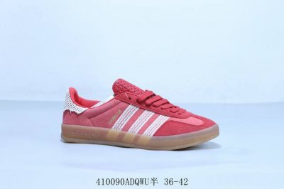 阿迪达斯Adidas Originals Gazelle Esquisite Gucci 德训 羚羊系列低帮复古百搭休闲运动板鞋 红白 货号 Ji2756 41