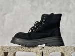 缪缪 Miu Miu Biker Leather Boots 机车系列中帮潮流时装女士机车风休闲厚底马丁沙漠工装靴 #附送配件及包装物 #原楦原纸版开发版型 #