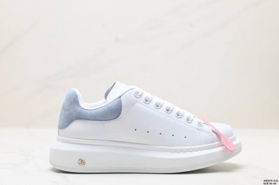 公司级意大利高奢品牌alexander Mcqueen亚历山大 麦昆 Sole Leather Sneakers低帮时装厚底休闲运动小白鞋 官网同步发售 官方新