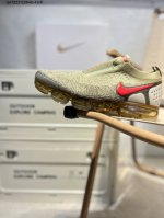 耐克Air Vapormax Flyknit 2.0 二大代气垫套脚绑带搭百慢跑鞋 免系鞋带 进针口织台机打造挺坚鞋面 公原司底气垫 同工源艺！货号：Ah700