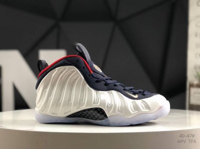 200 nike Air Foamposite One 奥运喷 莞产纯原 公司渠道同模具 鞋型发泡360度无死角 双层Zoom气垫植入 中底完美注胶全部原装原厂