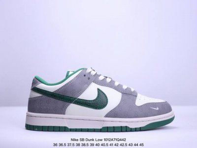 Nike Sb Dunk Low“古驰联名 暗纹双g灰绿勾” 周年高端定制 低帮休闲板鞋 定制鞋盒 大厂纯原品质出货 超高清洁度 皮料切割干净无任何毛边 细节完
