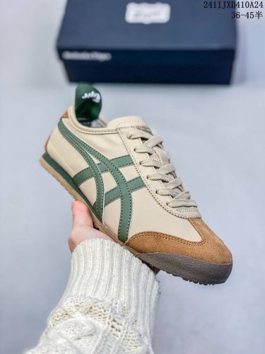 Onitsuka Tiger Mexico66 Paraty Slip-On 亚瑟士鬼塚虎一脚蹬经典休闲帆布鞋。虎爪造型的logo，鞋身稳定包裹系统支撑鞋身。鞋