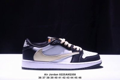 Travis Scott X Air Jordan 1 Low Og Black Phantom 低帮 倒钩4.0 Aj1 乔丹1代 Aj1 乔1 低邦 倒勾乔