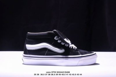 新款发售Vans Otw携手Hommegirls最新联名即将来袭 Vans X Hommegirls Sk8-Mid 时尚百搭米白色加棋盘格中帮男女同款米白色板