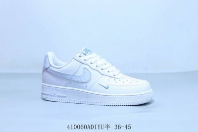 耐克 Nike Air Force 1 Af1耐克 低帮 空军一号休闲板鞋 白蓝 货号 Hv2511-100 410060Adiyu半 36-45