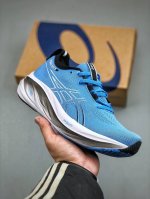 260支持放店 Asics Nimbus 26 雨云26代超顶级轻量化运动有氧慢跑鞋“蓝白”1011B794-401 尺码：36 37 37.5 38 39 3