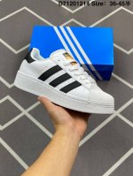 140 【真标】阿迪达斯/三叶草Adidas Originals Superstar Xlg 贝壳头系列 低帮厚底松糕经典百搭休闲运动板鞋。当你试图定义Adid