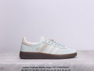阿迪达斯三叶草adidas Originals Samba Vegan Og”Spd“桑巴舞系列绅士德训足球风百搭低帮休闲运动板鞋 Xm0708Q627
