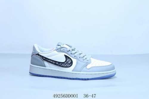 乔丹Air Jordan 1 Low Aj1 乔1低帮复古文化休闲运动篮球鞋迪奥 货号 Cn8608-002 49256Ddooi 36-47
