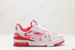 公司级全新lv路易威登louis Vuitton Trainer Sneaker Low休闲运动文化百搭板鞋 尺码:39-45 Id:Jfd129-Rzf