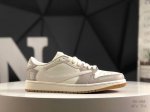 头层带半码 耐克 Air Jordan 1 Low Aj1 乔1 联名 高端定制 低帮复古文化板鞋 货号：Qy0966 119 定制鞋盒 大厂纯原品质出货 超高