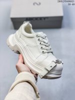 200 【明星同款】Abcicey银色夏天透气老爹鞋女厚底增高7Cm绑带休闲鞋 尺码：见图 编码：03Jyd400A21
