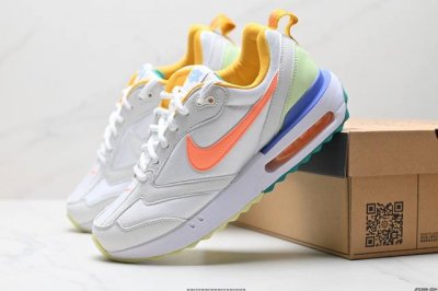 公司级Nk Air Max Dawn 黎明系列低帮气垫百搭休闲运动慢跑鞋 采用柔软翻毛皮和透气梭织材料打造利落鞋面 中底和鞋跟融入现代感线条设计 兼具复古风格与