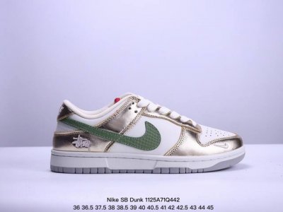 220 海外爆款限量发售！公司级 Nike Sb Dunk Low“ 斯图西联名——蓝白红英文” 周年高端定制 低帮休闲板鞋 定制鞋盒 大厂纯原品质出货 超高清