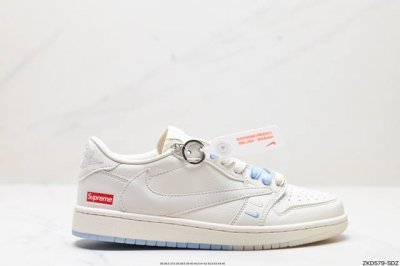 公司级travis Scott X Fragment Design X Jordan Air Jordan 1 Low Og Sp Aj1 乔1 Lv联名低帮文