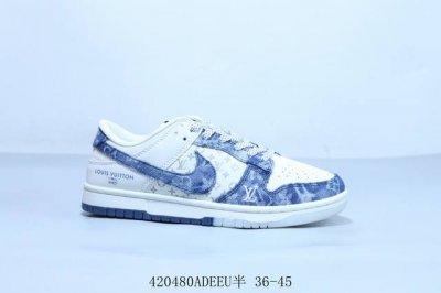 耐克 Nike Sb Dunk Low Pro 复古低帮 休闲运动滑板板鞋联名 Lv 货号 Ch8311-287 420480Adeeu半 36-45