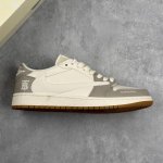 本地 核心私 Air Jordan 1 Low Og Sp 巴宝莉联名-米白灰 周年高端定制 低帮休闲板鞋 #定制鞋盒 大厂纯原品质出货 超高清洁度 皮料切割干
