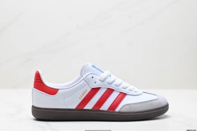 真标阿迪达斯三叶草Adidas Originals Samba Og 桑巴舞系列绅士德训足球风百搭低帮休闲运动板鞋 货号:Ig1025 尺码:35.5 36 3