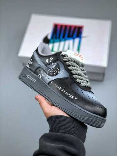 390支持放店 Nike Air Force 1'07 Low "Gradient Skeleton" 渐变骷髅 空军一号低帮休闲板鞋 Yd2425-110 #