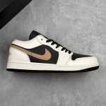 本地 核心私 Air Jordan 1 Low Aj1 乔1 黑白棕 低帮文化休闲运动板鞋 市场唯一独家头层皮打造 原鞋原档案开发 原厂皮料 原档冲孔鞋头 正确