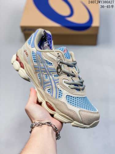 Asics亚瑟士男女士gel-Nyc Harbour Blue Wood Crepe 运动鞋尺码：36-45半 07Jwy380A27