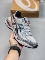 asics亚瑟士gel-Kayano 14白银色黑银夏季网面休闲运动男女跑步鞋尺码：36-45半 08Jld314A15