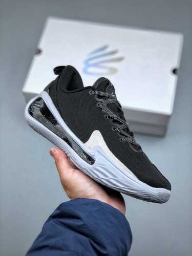 Under Armour Curry Flow 12 ”Podium Blue“斯蒂芬 库里12代专业室内低帮文化休闲运动篮球鞋 升级原楦原纸版开发版型#采用网