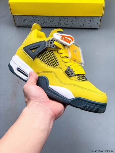 纯原版本！Air Jordan 4 Retro Og Cement Aj4 乔4 复古休闲运动篮球鞋 正确鞋舌立体高频 原厂数据 最新原厂底模 原厂纸板 042