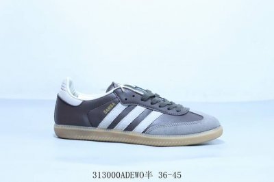 阿迪达斯三叶草Adidas Originals Samba Vegan Og”Spd“桑巴舞系列绅士德训足球风百搭低帮休闲运动板鞋 棕色 货号 Id1481 3