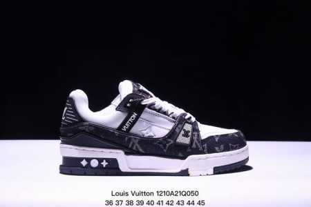 公司级全新lv路易威登louis Vuitton Trainer Sneaker Low休闲运动文化百搭板鞋 尺码:如图所示 Xm1210Q050 - 点击图像关闭