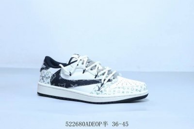 乔丹Air Jordan 1 Low Aj1 乔1低帮复古文化休闲运动篮球鞋倒勾 绑带 货号 Yx5066-325 522680Adeop半 36-45