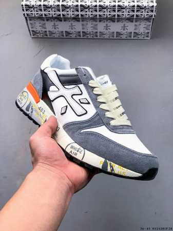 premiata 普拉米亚达 意大利鞋履品牌.打造出一款休闲 时尚运动鞋鞋面采用磨砂牛皮拼接尼龙面料 舒适透气的牛皮垫脚 原版超轻大底 0524281F28 - 点击图像关闭