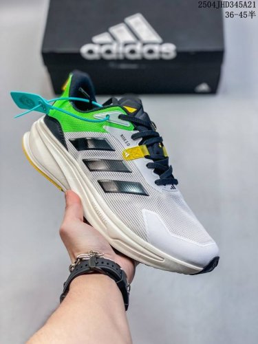 真标半码 Adidas阿迪达斯Supernova轻便软弹马拉松运动时尚网面透气休闲鞋 尺码：见图 编码：04Jhd345A21