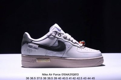 真标耐克nike Air Force 1 Low 空军一号低帮百搭休闲运动板鞋 柔软、弹性十足的缓震性能和出色的中底设计 横跨复古与现代的外型结合 造就出风靡全