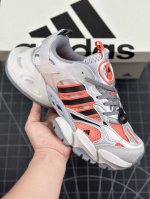 阿迪 巴黎世家3Xl 平替来了！阿迪达斯adidas Xlg Runner Deluxe 跑步者豪华版系列低帮厚底增高老爹风复古缓震休闲运动慢跑鞋“米白灰橘黑”
