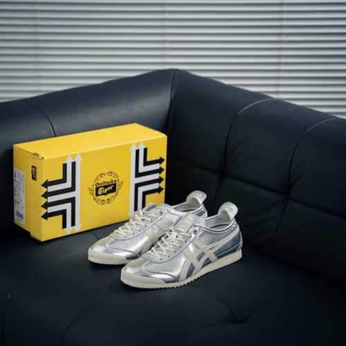 Onitsuka Tiger Mexico 66 Sd 鬼冢虎 墨西哥升级版系列低帮复古经典虎爪百搭休闲皮革慢跑鞋 采用软质粒面牛剖革组合翻毛皮饰条鞋面材质#内