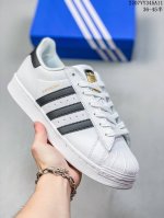 二层36-45真标半码 阿迪达斯 三叶草adidas Originals Superstar W White Beige Yellow Purple 经典贝壳头