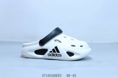 90 Adidas 阿迪达斯 夏季百搭沙滩一字拖纯色简约室内拖鞋 货号 2270220104-3 37103Adeeu 40-45