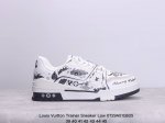 公司级全新lv路易威登louis Vuitton Trainer Sneaker Low休闲运动文化百搭板鞋 尺码:39-45 xm0729Q625