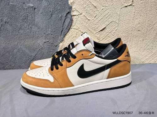 新品上市实拍 Off-White Custom X Air Jordan 1 Low 低帮 白联名 Aj1 乔丹1代 Aj1 乔1 低邦 白联名 乔丹篮球鞋系列
