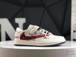 公司级带半码 耐克 Air Jordan 1 Low Aj1 乔1 联名 倒钩 高端定制 低帮复古文化板鞋 货号 Dm6868 109 定制鞋盒 大厂纯原品质出