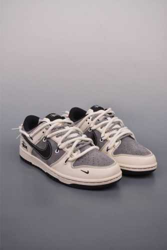 390 Nike Sb Dunk Low 斯图西联名 解构抽绳鞋带 纯原大厂出品 极力推荐 原装头层材料 独家版型蒸餾加工 帶來的是更好的视觉和脚感体验 大厂