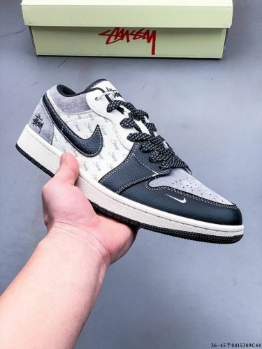 公司级头层！耐克Nike Air Jordan 1 Low Aj1乔1 低帮潮流缓运动休闲板鞋。Aj1 低帮拼接 完美版型真头层牛皮# 内置缓震气垫 原鞋开模